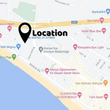 Apartment Zerrin Hanim - 1 Minute From Kleopatra Beach Alanya